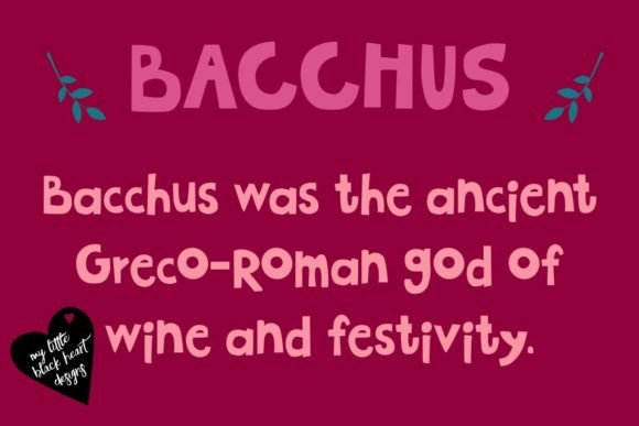 Bacchus Font Review: A Hand-Cut Display Typeface for Branding