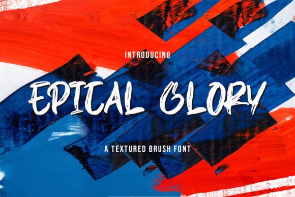 Epical Glory Font Review: Textured Display Type for Branding