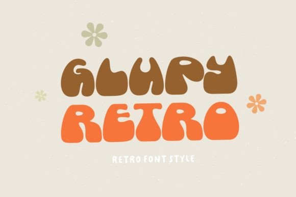 Glupy Retro Font: Testing a Vintage Display Typeface