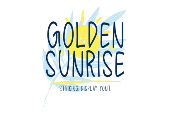 Golden Sunrise Font: Elevating Handmade Labels & Prints