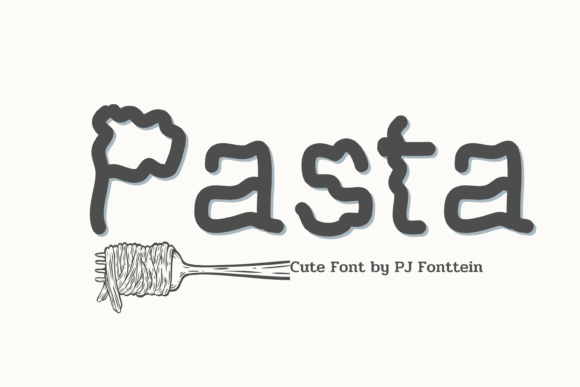 Pasta Font: Retro Display Typography for Web Design