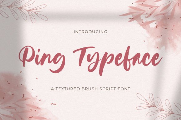 Ping Typeface: A Handbrush Font for Makers