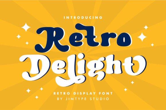 Retro Delight Font: A Nostalgic Choice for Editorial Design