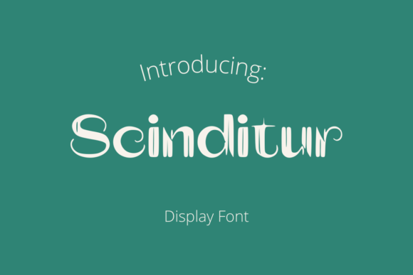 Scinditur Font: Modern Display Typography for Digital Campaigns