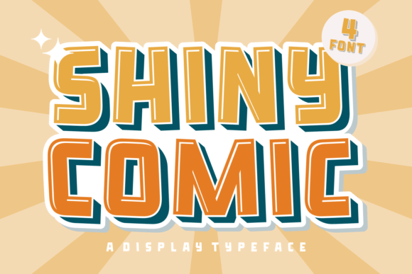 Shiny Comic Font Review: A Retro Display Typeface Test