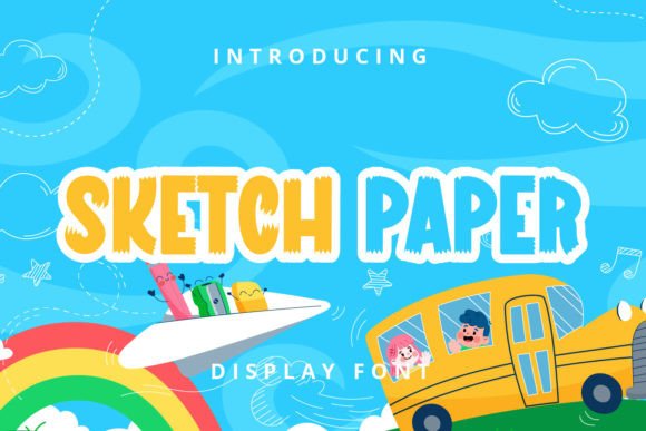 Sketch Paper Font: A Display Typeface for Editorial Design