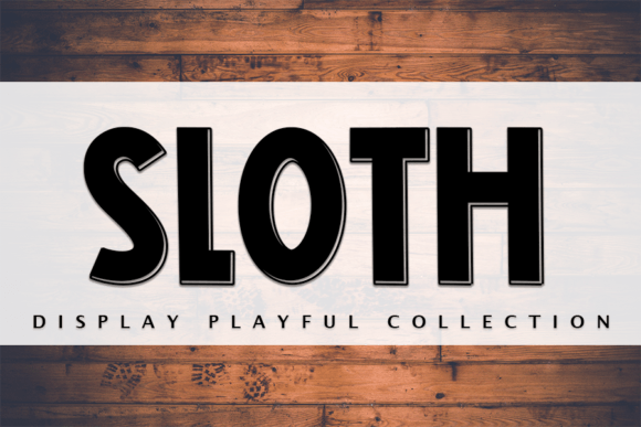 Sloth Font: A Modern Display Typeface for Branding