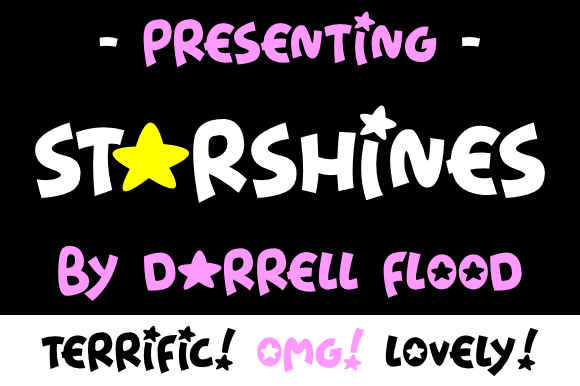 Starshines Font: Adding Sparkle to Web Design Layouts