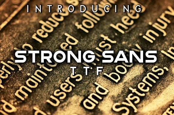 Strong Sans Font Review: Testing an All-Caps Display Typeface