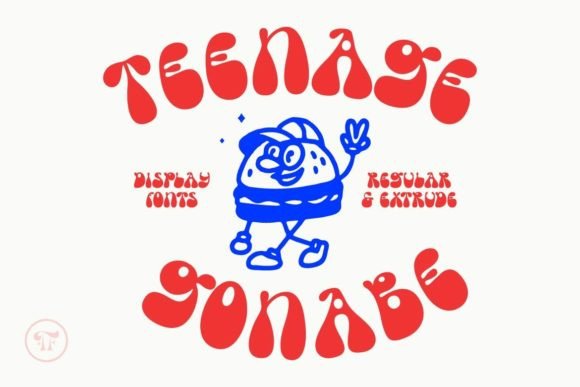 Teenage Gonabe Font for Retro Web Design