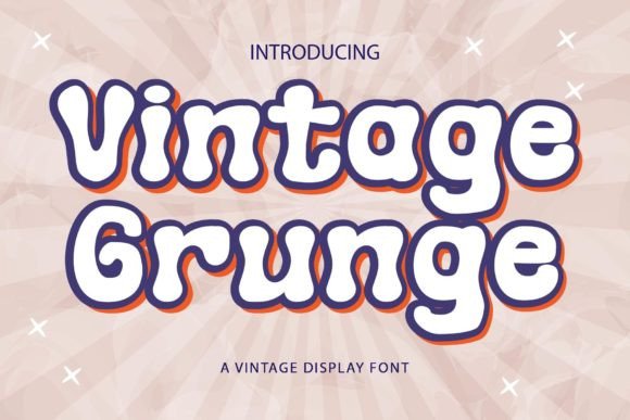Vintage Grunge Font: Authentic Branding for Small Business